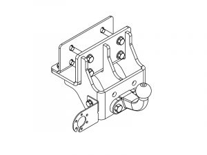 ТСУ TOYOTA HILUX (с силовым брусом) (2010-2015)